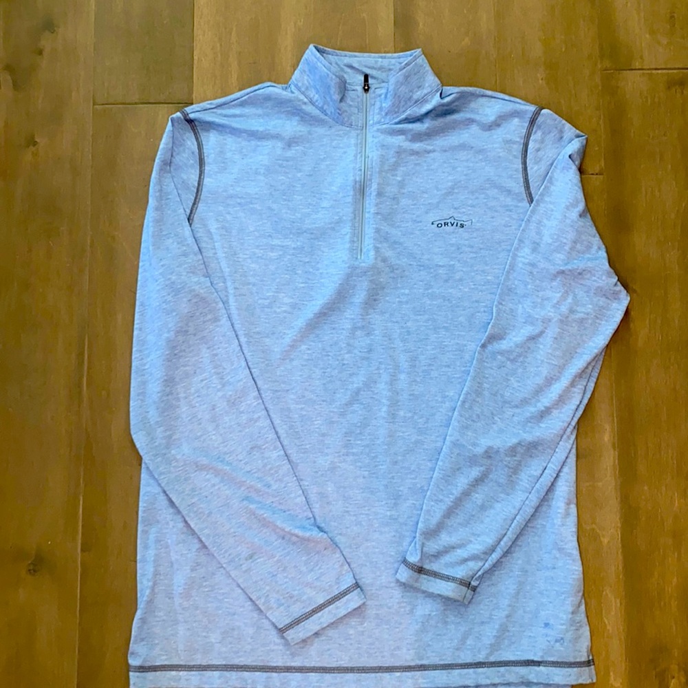 Orvis drirelease quarter zip pullover. Size Large. EUC